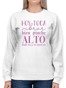 Today We Vibe High. Sweatshirt -SmartPrintsInk Designs