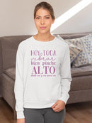 Today We Vibe High. Sweatshirt -SmartPrintsInk Designs