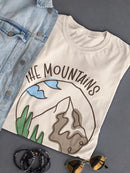 The Mountains Are Calling. T-shirt -SmartPrintsInk Designs