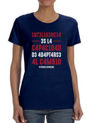 To Adapt To Change T-shirt -SmartPrintsInk Designs