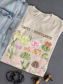 Cacti Succulents T-shirt -SmartPrintsInk Designs