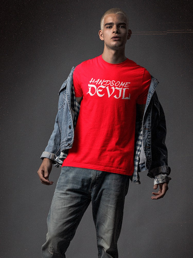 "Handsome Devil" Halloween Costume Men's T-shirt