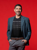 Strange Pattern Stars Lighting Bolt Men's T-shirt