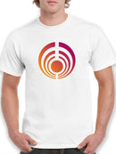 Circle in sunset colors Men's T-shirt