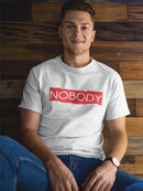 Nobody Red Logo Men's T-shirt