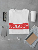 Nobody Red Logo Men's T-shirt