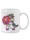 Unicorn With A Donut Mug -SPIdeals Designs