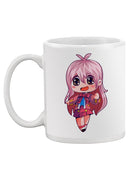 Pink Hair Girl Mug -SPIdeals Designs