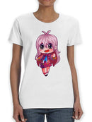 Pink Hair Girl T-shirt -SPIdeals Designs