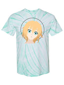 Woman With Star Eyes Tie Dye Tee -SPIdeals Designs