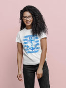 Blue Anchor T-shirt -SPIdeals Designs