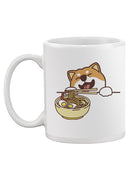 Corgi Dog And Ramen Bowl Mug -SPIdeals Designs
