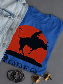 Bull Rodeo T-shirt -SPIdeals Designs