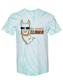 The No Drama Llama. Tie Dye Tee -SPIdeals Designs