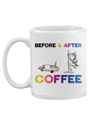 Before And After Coffee Mug -SPIdeals Designs