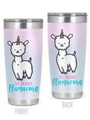 The No Drama Llamacorn Tumbler -SPIdeals Designs