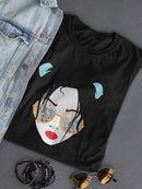 A Woman With Sunglasses T-shirt -SPIdeals Designs