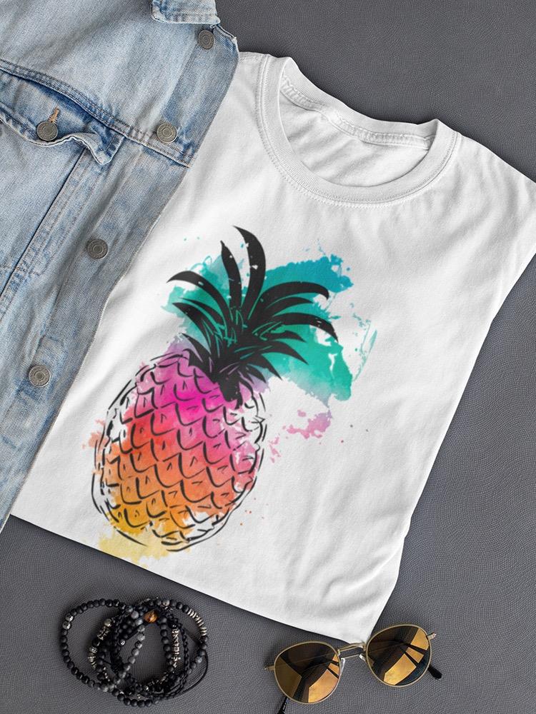 Colorful Pineapple T-shirt -SPIdeals Designs