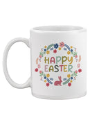 Happy Easter Wreath Mug -SPIdeals Designs
