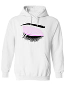 Closed Eye With Makeup Hoodie -SPIdeals Designs