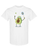 Avocado Playing Tennis T-shirt -SPIdeals Designs