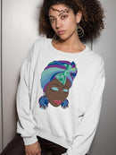 Woman With A Knot On Her Head Hoodie or Sweatshirt -SPIdeals Designs