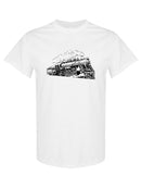 Train Sketch T-shirt -SPIdeals Designs