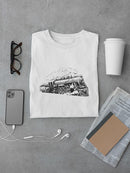 Train Sketch T-shirt -SPIdeals Designs