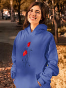 Poppies Hoodie -SPIdeals Designs