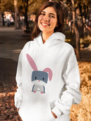 Bunny With Hero Costume Hoodie -SPIdeals Designs