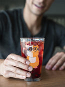 Cute Guinea Pig In Blue Glasses Pint Glass -SPIdeals Designs