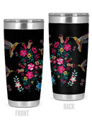 Hummingbirdds Eating Tumbler -SPIdeals Designs