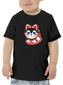 Good Luck Cat T-shirt -SPIdeals Designs