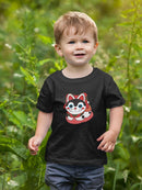 Good Luck Cat T-shirt -SPIdeals Designs