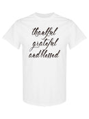 Thankful Grateful And Blessed T-shirt -SPIdeals Designs