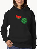 Watermelon And Slice T-shirt -SPIdeals Designs
