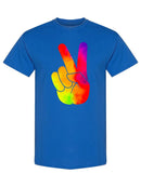 Colorful Peace Sign T-shirt -SPIdeals Designs