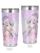 Kawaii Woman Tumbler -SPIdeals Designs