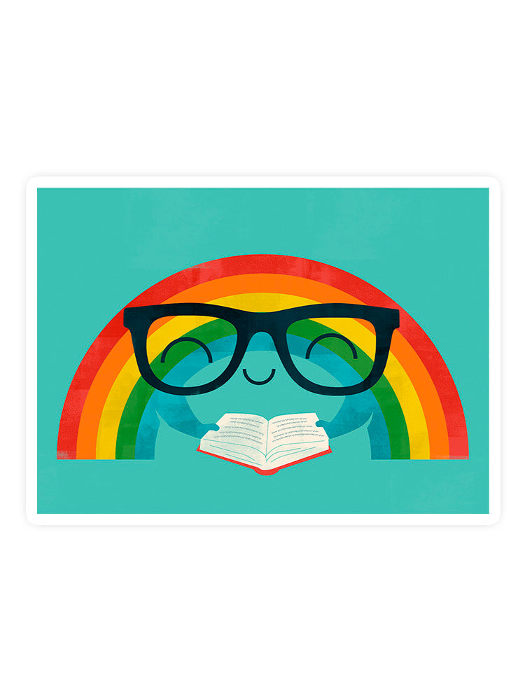 Studious Rainbow Sticker -Jay Fleck Designs
