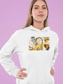 Graffiti Hearts Hoodie -Porter Hastings Designs