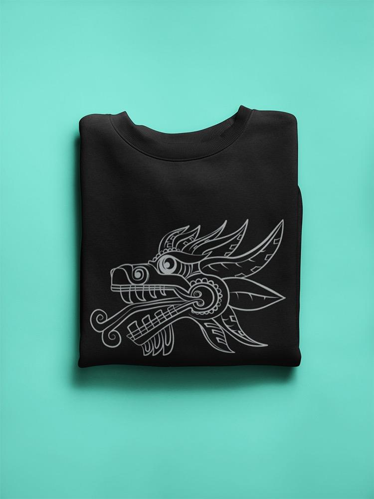 A Serpent With Ikal Sweatshirt Men's -Ikal Designs