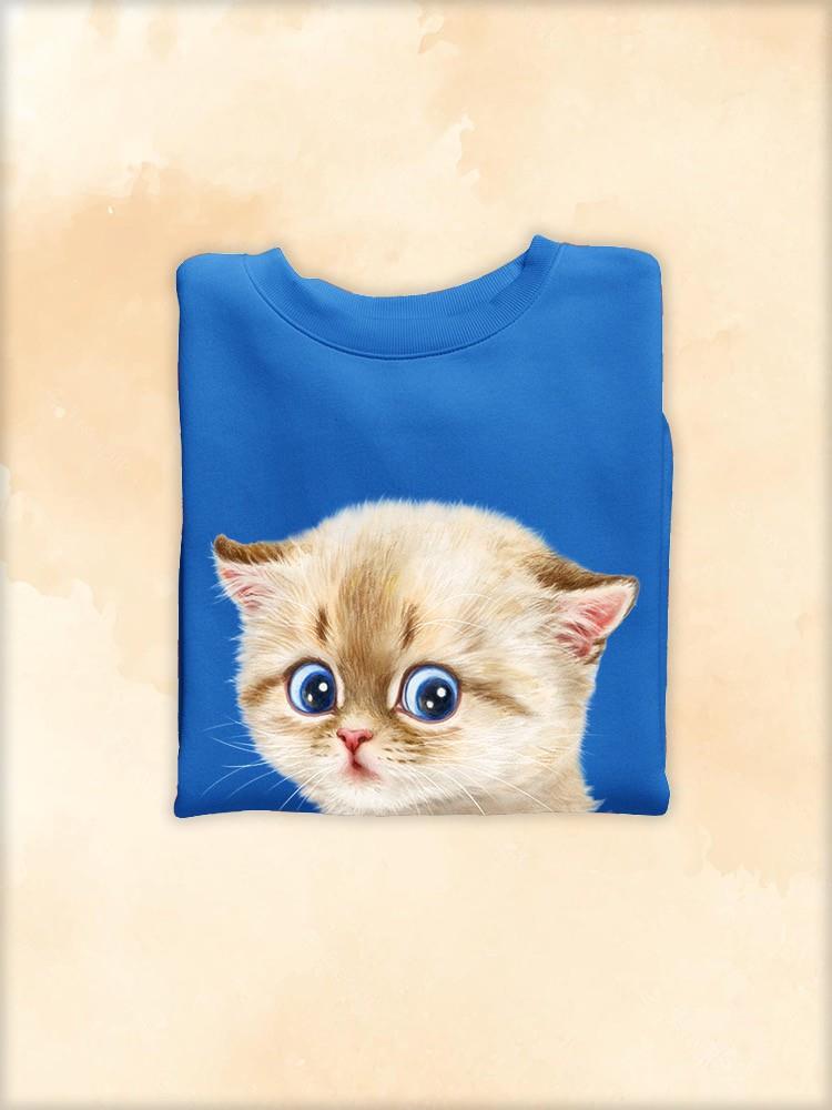 Adorable Kitten Sweatshirt -Kayomi Harai Designs