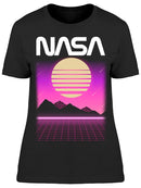Nasa Geometric Sunset Women's T-shirt