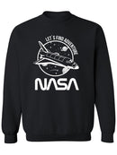 Let's Find Adventure On Space Sweatshirt Men's -NASA Designs