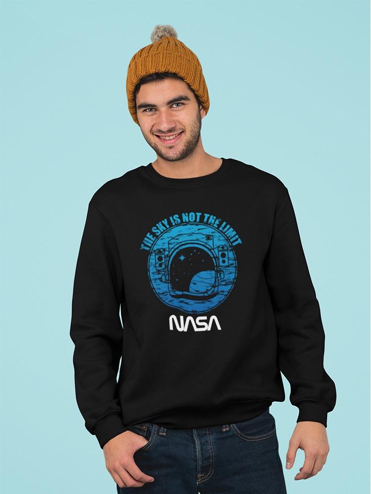 Nasa The Sky Is Not The Limit Sweatshirt Men's -NASA Designs