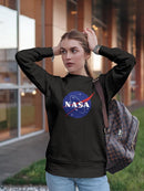 Nasa Classic Logo Design Sweatshirt Women's -NASA Designs