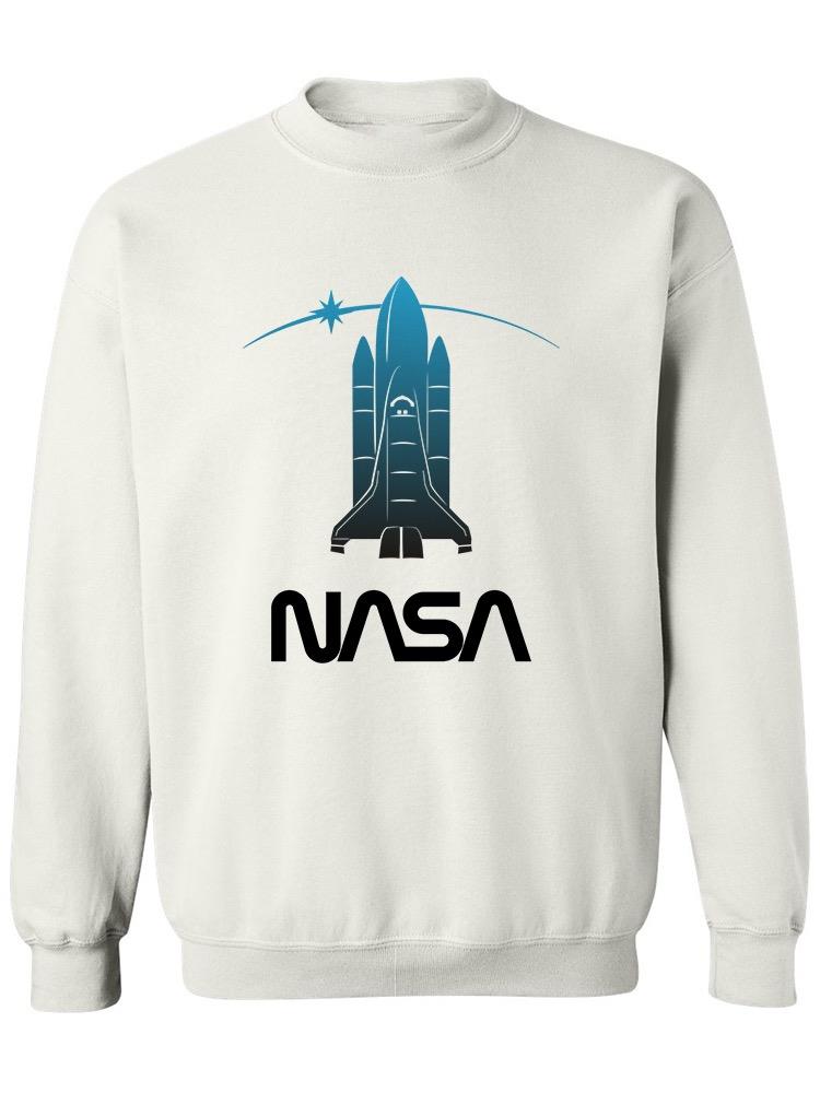 Nasa Ship On Space Sweatshirt Women's -NASA Designs