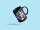Nasa Rocket Ship And Us Flag Mug Unisex's -NASA Designs