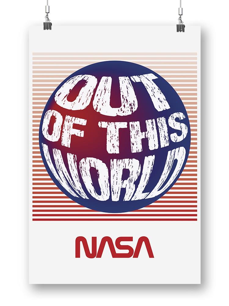 Out Of This World Grunge Text Wall Art -NASA Designs