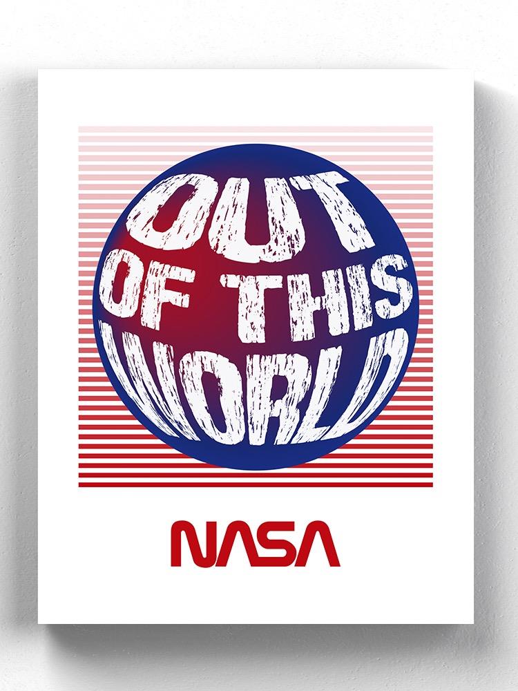 Out Of This World Grunge Text Wall Art -NASA Designs
